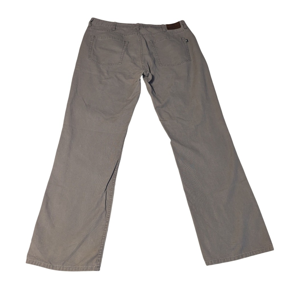 Vineyard‎ Vines Mens 100% Cotton 5-Pocket Canvas Pants Grey Straight Leg 39x32.5